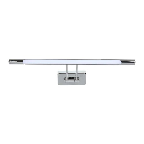 8W LED Bilder-/Spiegelleuchte, Chrom - 50cm, schwenkbar, 3000K/4000K, inkl. Leuchtmittel