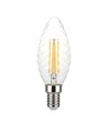 E14 4W dimmbare LED Kerzenlampe - Twisted candle filament, 350lm, warmweiß