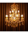 E14 4W dimmbare LED Kerzenlampe - Twisted candle filament, 350lm, warmweiß