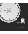 10W Vollrunde Kuppelleuchte - Notbatterie, Sensor, Samsung Chip, 4000K