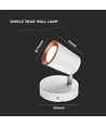 6W LED Wandleuchte - 3000K, weiß, inkl. Leuchtmittel, Innen/Fassade