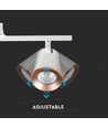 18W LED Wandleuchte - 4000K, Weiß, 3 Köpfe