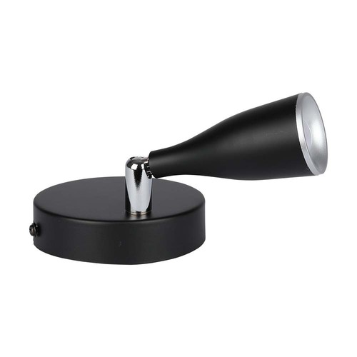4,5W LED Wandleuchte - 420lm, IP20, schwarzes Finish, inkl. Leuchtmittel