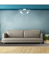 9W Doppel-LED Wandleuchte - 3000K, Weiß