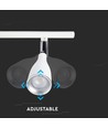 13,5W LED-Wandleuchte - Weiß, 1260lm, 3-flammig, inkl. Leuchtmittel