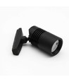 PicoTrack 3,5W Mini LED Schienenstrahler - Schwarz, Passend für PicoTrack Schienen, RA92, 24V