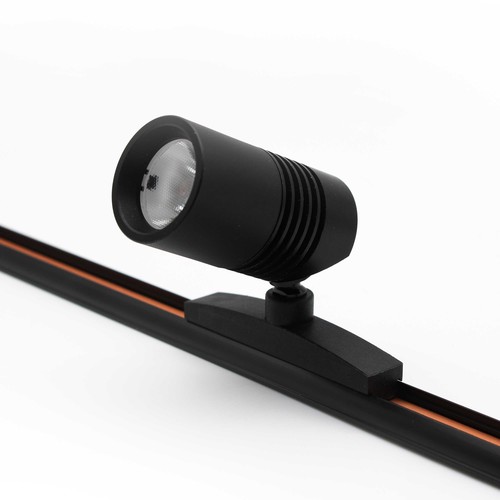 PicoTrack 3,5W Mini LED Schienenstrahler - Schwarz, Passend für PicoTrack Schienen, RA92, 24V
