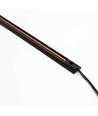 PicoTrack 50 cm Schiene - 24V, magnetisch, schwarz, für Glasvitrinen / Schaufensterbeleuchtung