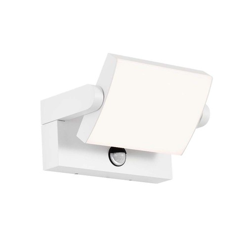 17W LED-Wandleuchte - Mit Sensor, 4000K, Weißes Gehäuse, IP65