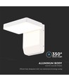 17W LED Wandleuchte - 4000K, Weiß