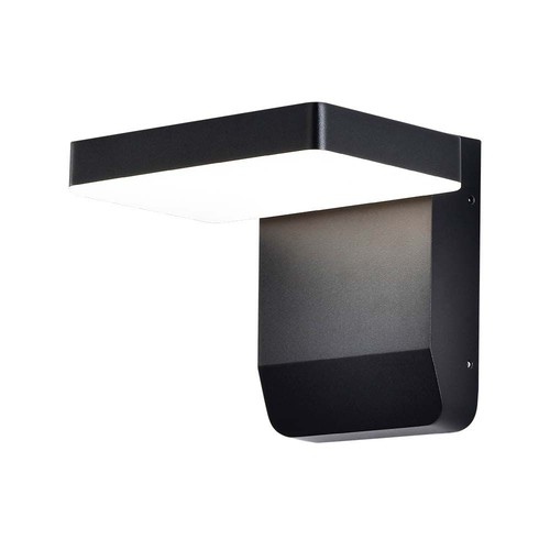 17W LED Wandleuchte - 4000K, Schwarz
