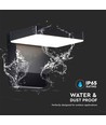 17W LED Wandleuchte - 4000K, Schwarz