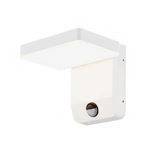 17W weiße quadratische Wandleuchte mit Sensor - 2580lm, IP65, 4000K, PIR Sensor