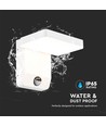 17W weiße quadratische Wandleuchte mit Sensor - 2580lm, IP65, 3000K, PIR Sensor