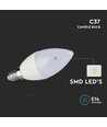 E14 2,9W LED Kerzenlampe - Mattiert