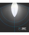 E14 2,9W LED Kerzenlampe - Mattiert