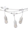 V-Tac Weiße Lichterkette für 15 Stück E27 Lampen, 15 Meter, IP65, 230V, ohne Leuchtmittel