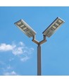 300W LED Solar Straßenleuchte - 3500lm, 6400K, Aluminium, IP65, inkl. Solarpanel und Batterie