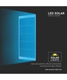 300W LED Solar Straßenleuchte - 3500lm, 6400K, Aluminium, IP65, inkl. Solarpanel und Batterie