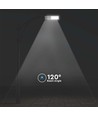 300W LED Solar Straßenleuchte - 3500lm, 6400K, Aluminium, IP65, inkl. Solarpanel und Batterie