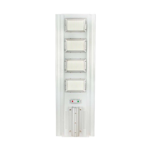 40W LED Solar Straßenleuchte - 4300lm, IP65, 6400K, Aluminium, inkl. Solarpanel und Batterie