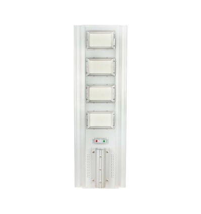 40W LED Solar Straßenleuchte - 4300lm, IP65, 6400K, Aluminium, inkl. Solarpanel und Batterie