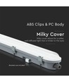 18W LED Wasserdichte Lampe - 60cm, Samsung Chip, Milchiges Abdeckglas, 6500K