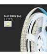 5m 20W/m LED Strip, 2000lm/m - 12V, 240 LED pro Meter, IP20, 4000K-4500K