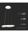 60cm 36W CCT dimmbare Designer Pendelleuchte - Rund, 3900lm, inkl. Fernbedienung, 3 Jahre Garantie
