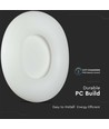 Runde LED-Deckenleuchte 78W - Designer, Farbwechsel, 750x130, Dimmbar, Weiß