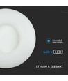 Runde LED-Deckenleuchte 78W - Designer, Farbwechsel, 750x130, Dimmbar, Weiß