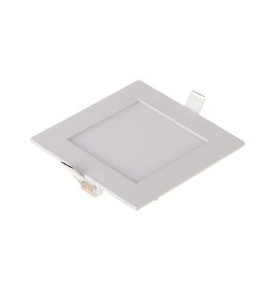 6W Quadratisches LED Einbaupanel - 490lm, 6400K, Ausschnitt: 11cm, Maße: 12x12cm, inkl. Driver