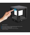 2W LED Solar Wegeleuchte mit Sensor - IP65, 3000K, schwarz, 14x14cm, 3 Jahre Garantie