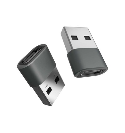 USB-C auf USB Adapter - Audio Connector, weiß