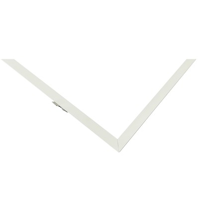 Einbaurahmen für 120x30 LED-Panel - Neues Modell, passt zu Troldtekt ohne Anpassung, weißer Rand
