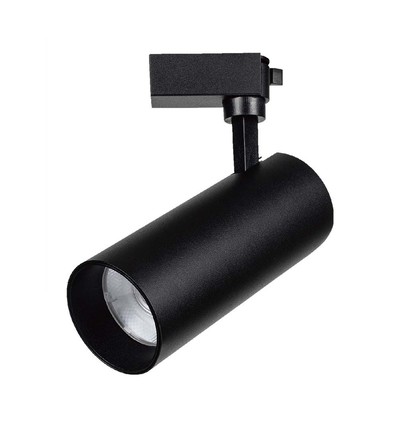 35W Samsung LED Schienenspot - Schwarz, 4000K, COB, 3000lm, IP20