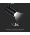 35W Samsung LED Schienenspot - Schwarz, 4000K, COB, 3000lm, IP20