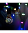 E27 3W LED-Lampe - A60, 3D-Sterneffekt