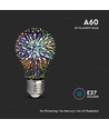 E27 3W LED-Lampe - A60, 3D-Sterneffekt