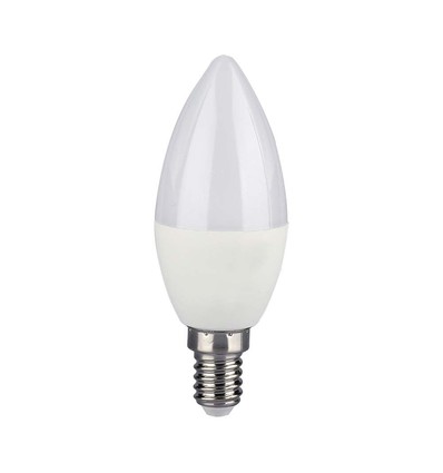 E14 4,8W Smart Kerzenlampe mit Fernbedienung - RGB+4000K, 470lm, dimmbar, inkl. 24-Tasten-Fernbedienung