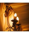 E14 4,8W Smart Kerzenlampe mit Fernbedienung - RGB+4000K, 470lm, dimmbar, inkl. 24-Tasten-Fernbedienung