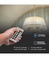 E14 4,8W Smart Kerzenlampe mit Fernbedienung - RGB+4000K, 470lm, dimmbar, inkl. 24-Tasten-Fernbedienung