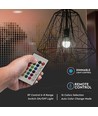 E27 8,5W Smart LED Leuchtmittel mit Fernbedienung - RGB+4000K, A60, dimmbar, 806lm, inkl. Fernbedienung