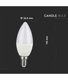 E14 4,8W Smart LED Tropfenlampe - RGB+4000K, inkl. Fernbedienung, dimmbar, 470lm