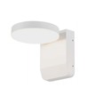 17W Runde LED Wandleuchte - IP65, weiß, 2500lm, 3000K, Fassadenbeleuchtung