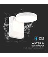 17W Runde LED Wandleuchte - IP65, weiß, 2500lm, 3000K, Fassadenbeleuchtung