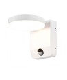 17W LED Wandleuchte mit Sensor, rund - IP65, weiß, PIR Bewegungsmelder, 2480lm, Außen/Innen