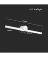 10W LED Bad- / Spiegelleuchte - IP65, 61cm, weiß