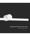 10W LED Bad- / Spiegelleuchte - IP65, 61cm, weiß