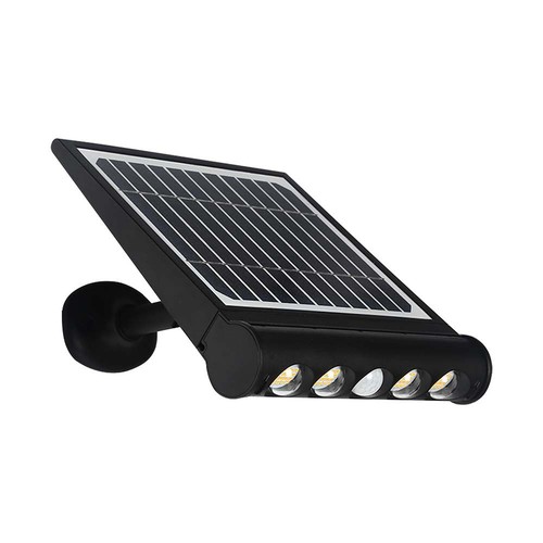 8W LED Solar Wandleuchte mit Sensor - 950lm, 3000K, IP65, 4000mAh Akku